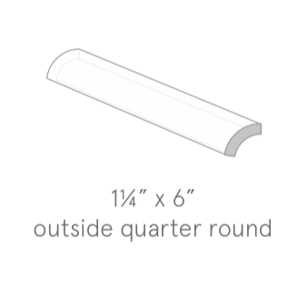 outside quarter round